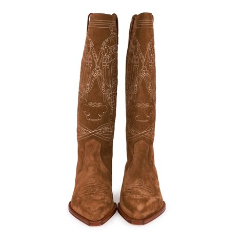 cowboy boots hermes|Hermes denim boots.